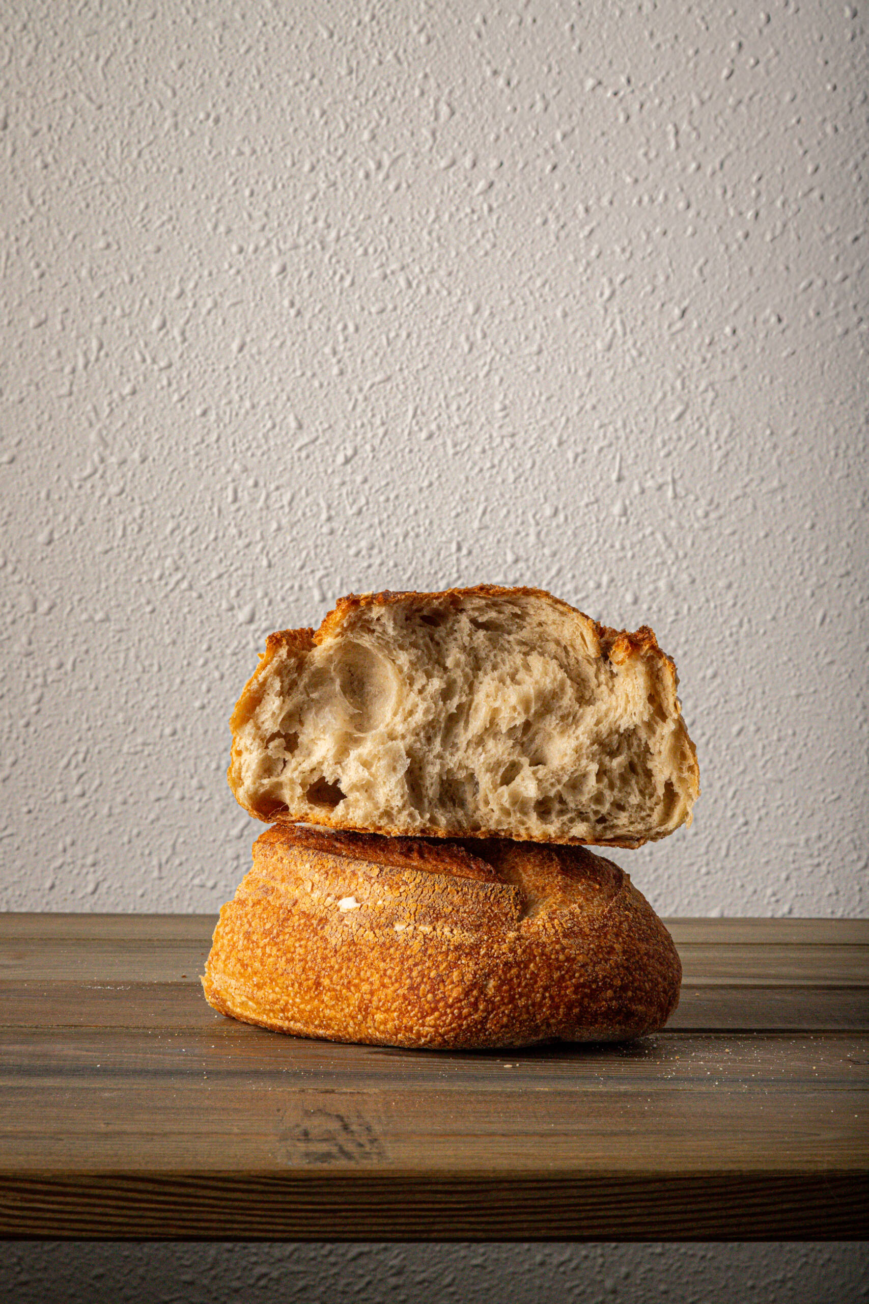 Pan blanco de masa madre